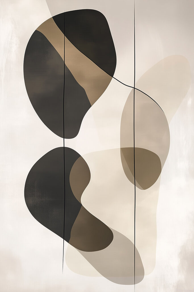 Black and brown art piece Black and brown art piece
