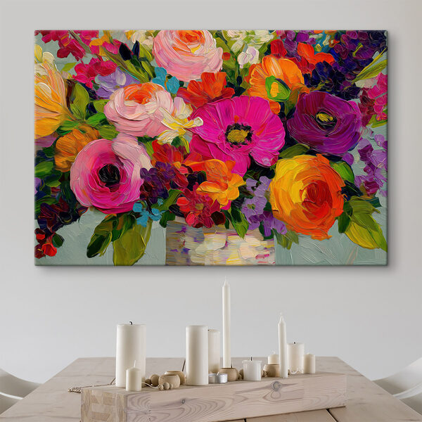 Vibrant bouquet bursting with colors Vibrant bouquet bursting with colors