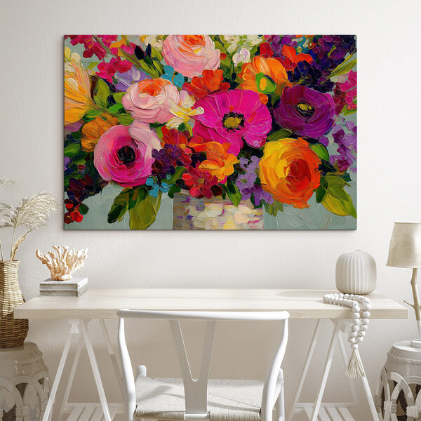 Vibrant bouquet bursting with colors Vibrant bouquet bursting with colors