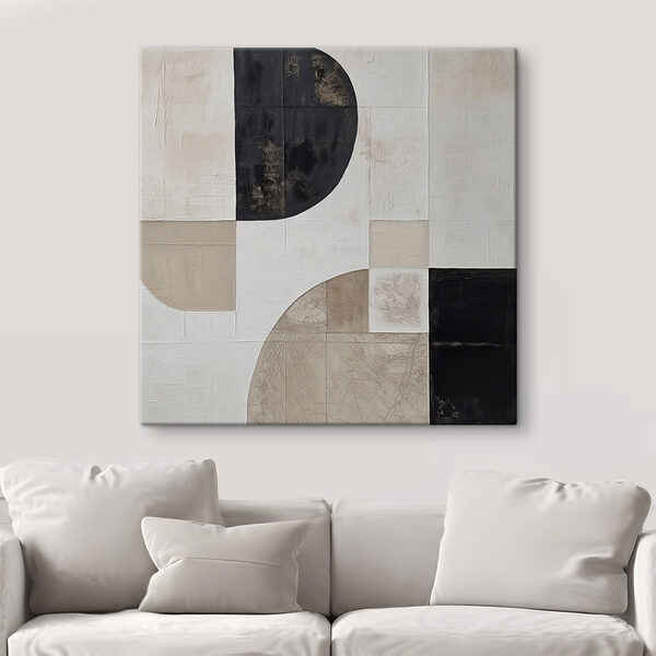 Black and white geometrical pattern Black and white geometrical pattern