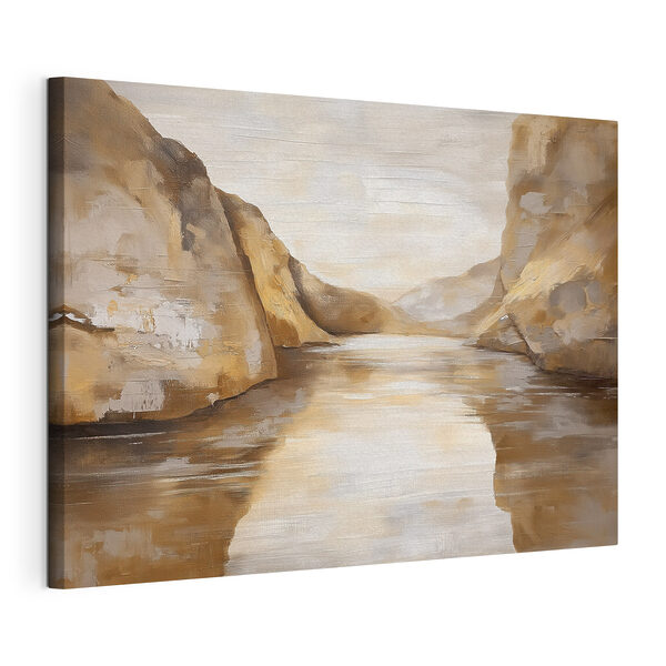 Wandbilder Wasser neben einem felsigen Berg (Artikelnummer: s50055) Wandbilder Wandbilder Wasser neben einem felsigen Berg (Artikelnummer: s50055)