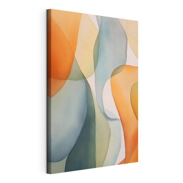 Colorful art with curved lines Colorful art with curved lines