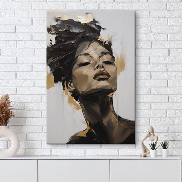 Ethereal beauty captured in paint
