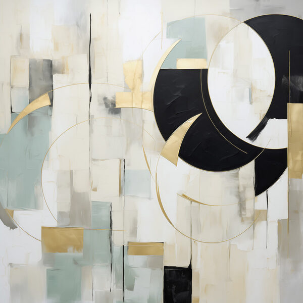 Abstract shapes in neutral tones