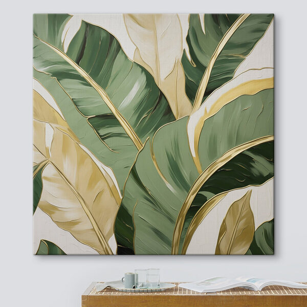 Vibrant leaves with elegant accents