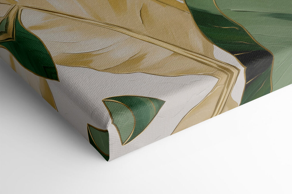 Vibrant leaves with elegant accents