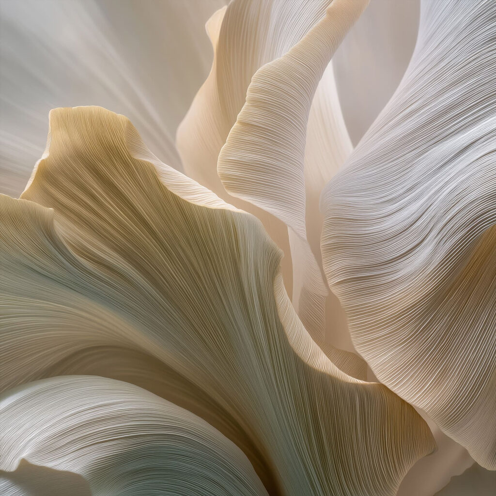 Nature's delicate wave-like patterns Nature's delicate wave-like patterns