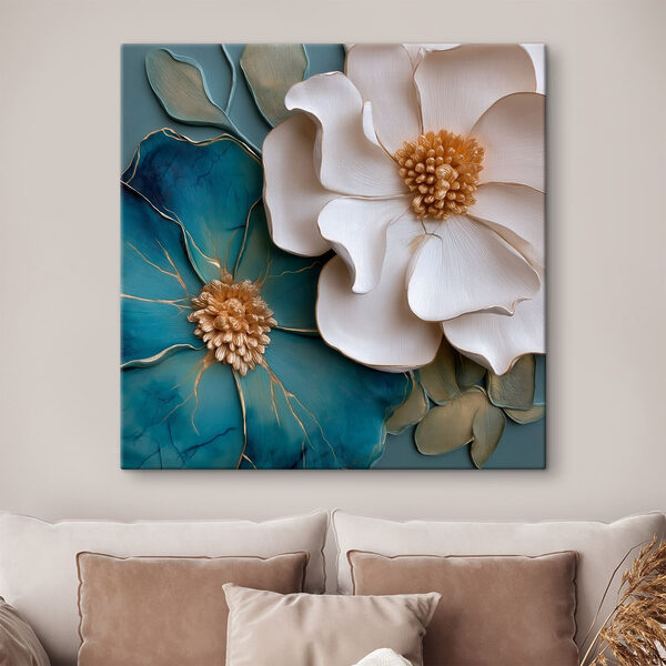 Delicate blooms in soft hues