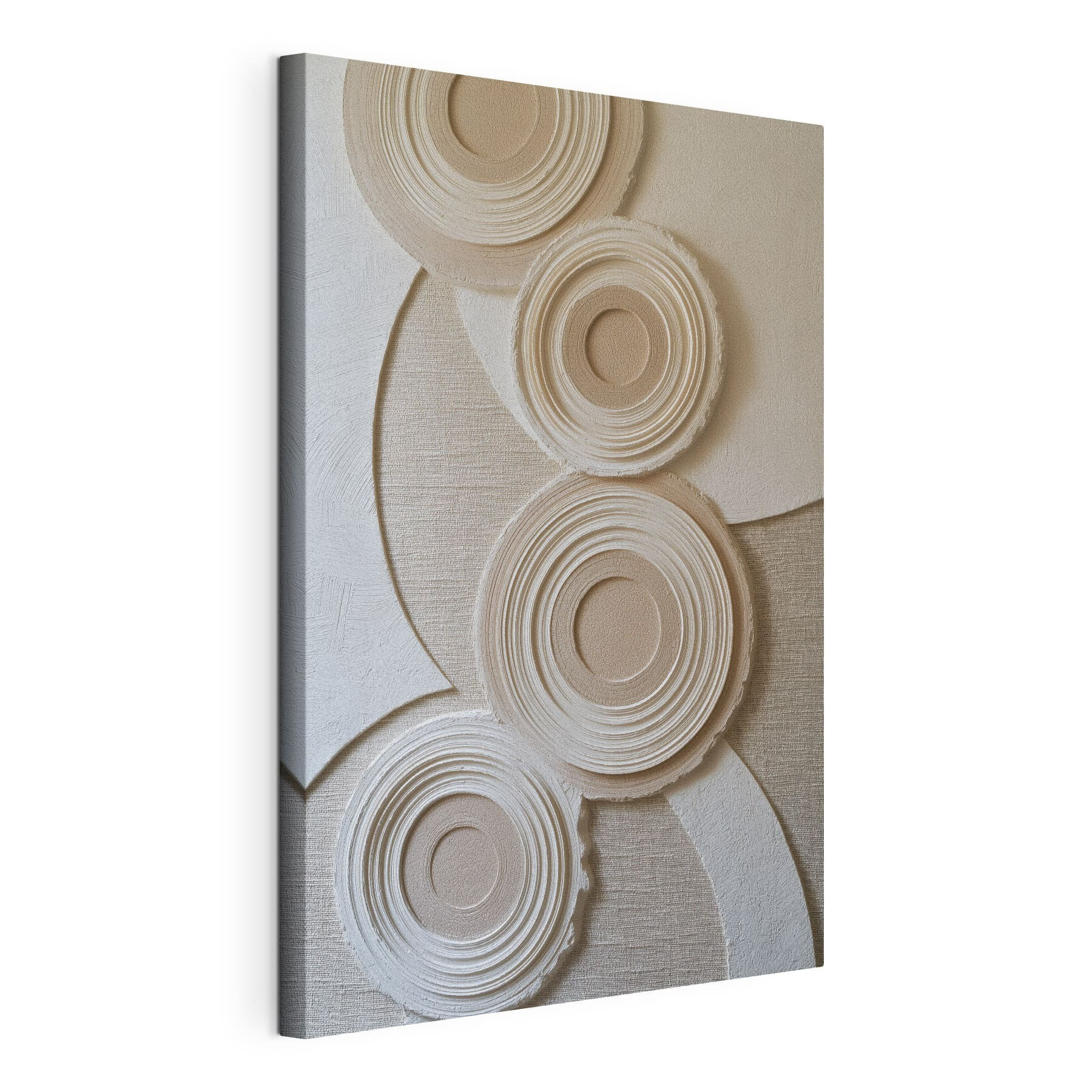 - Circular patterns on textured background - Circular patterns on textured background