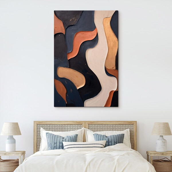 Flowing Colors in Abstract Design