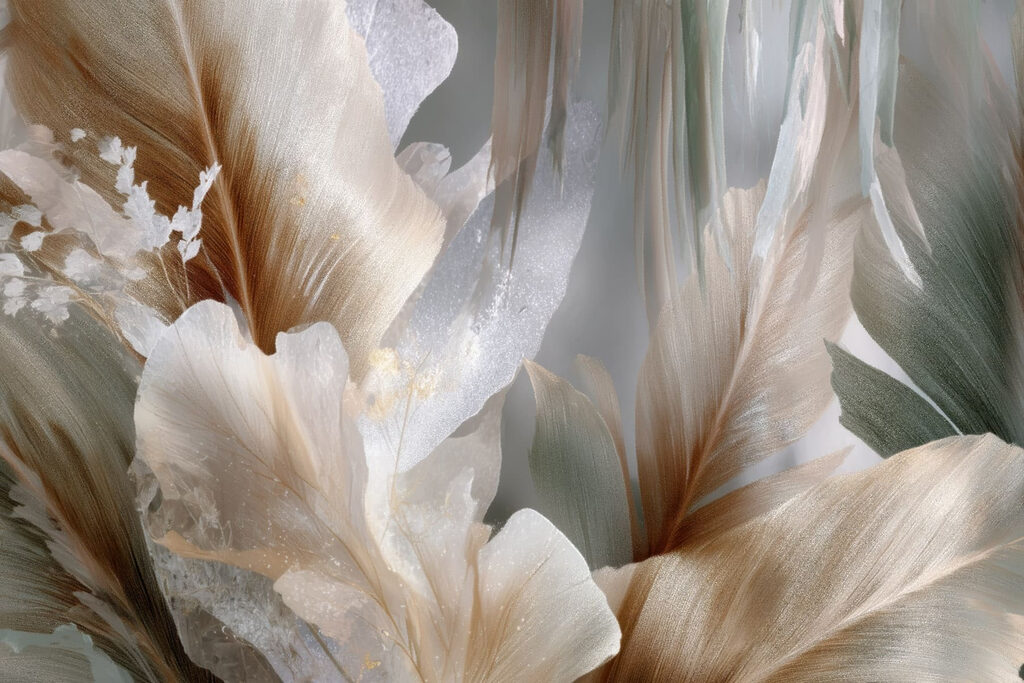 Soft hues of nature intertwined gracefully