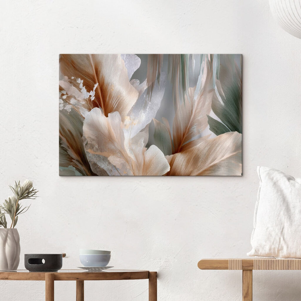 Soft hues of nature intertwined gracefully