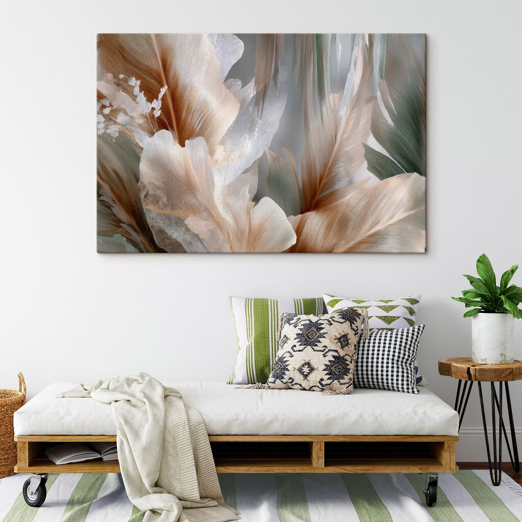 Soft hues of nature intertwined gracefully