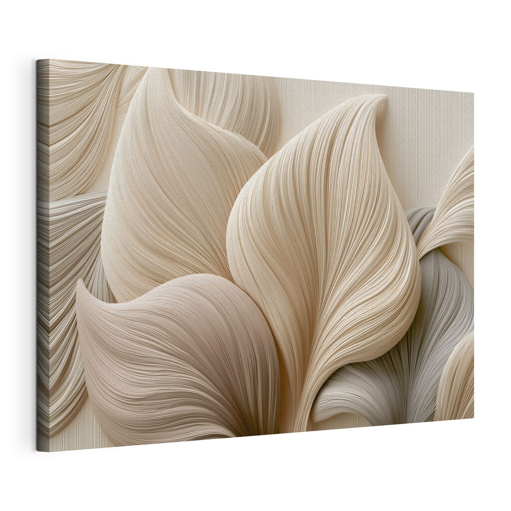Flowing shapes in soft neutrals