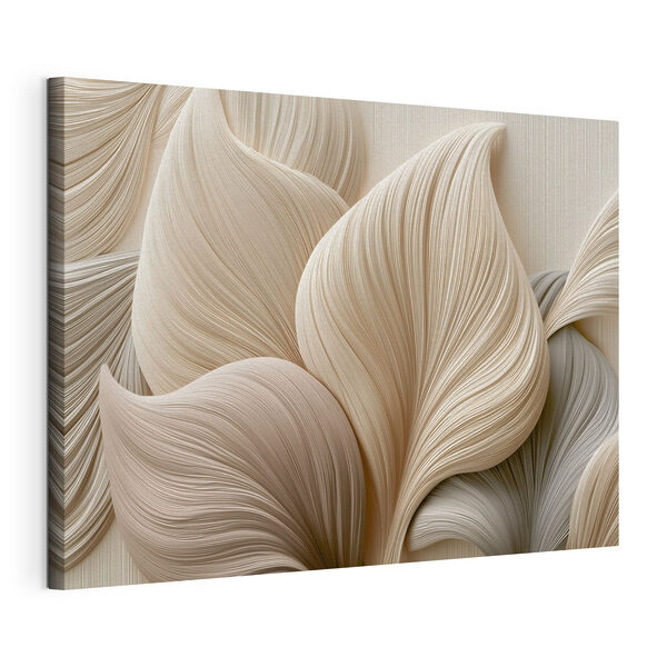 Flowing shapes in soft neutrals