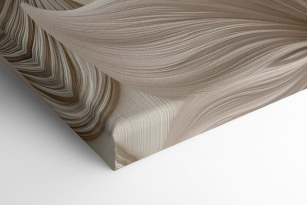 Flowing shapes in soft neutrals
