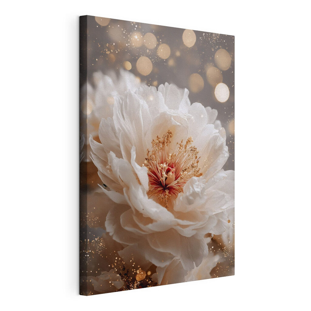 - Delicate flower in soft hues