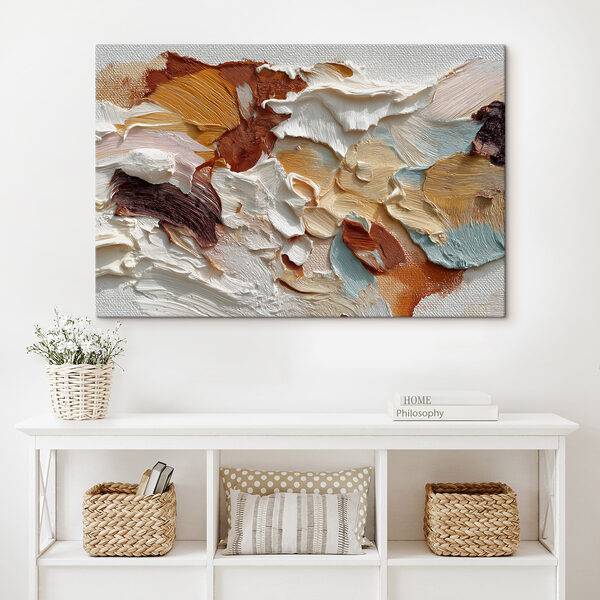 Abstract colors blend in harmony