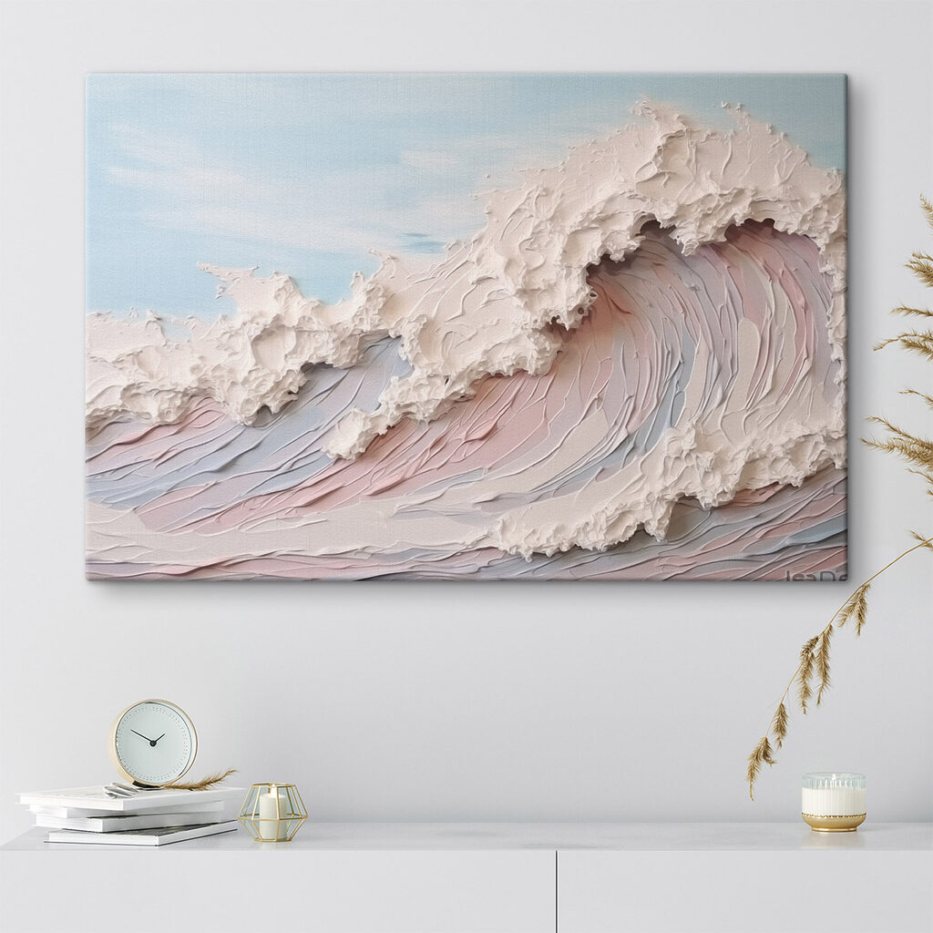 Painting of a wave Painting of a wave