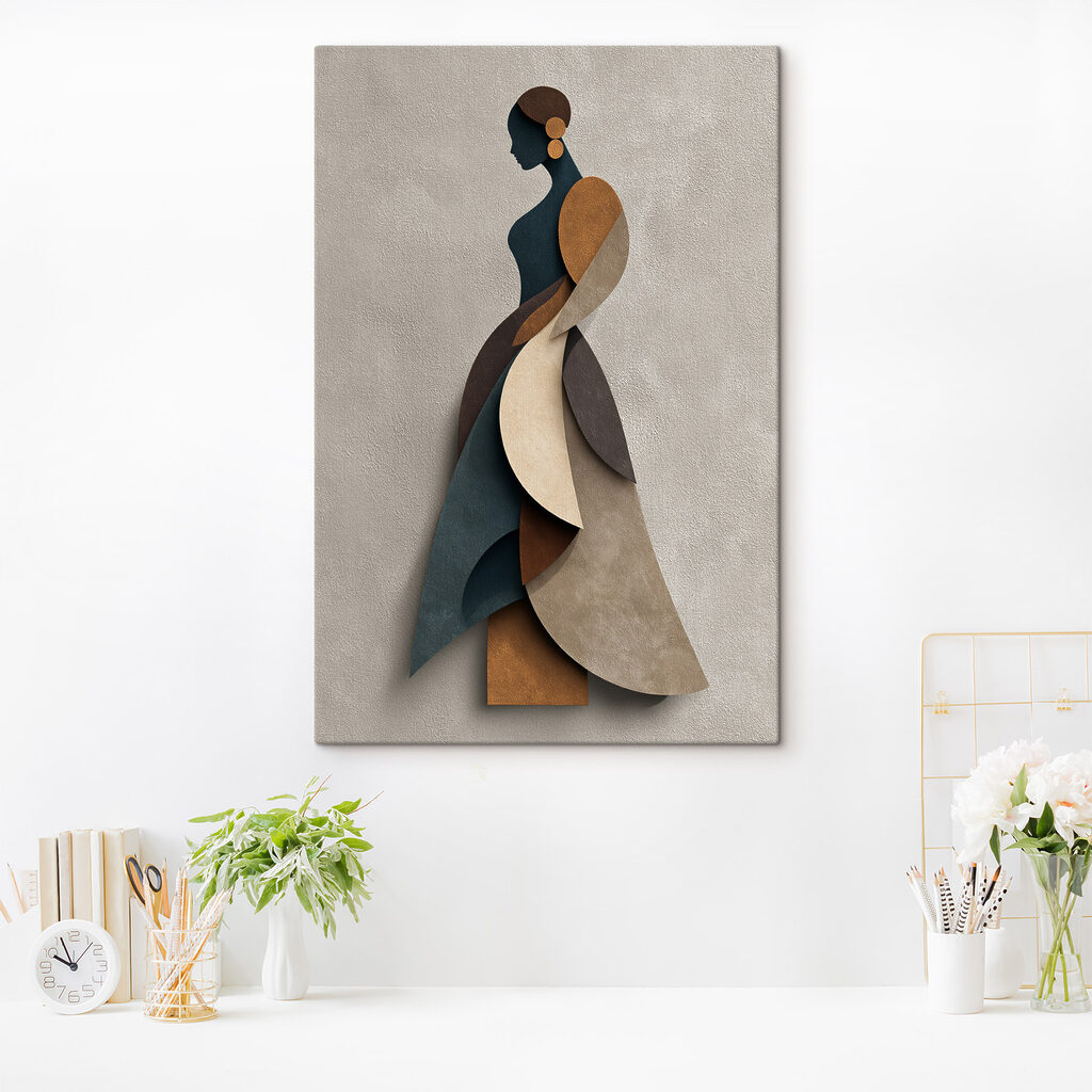 Woman in a dress