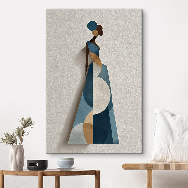 Woman in a dress