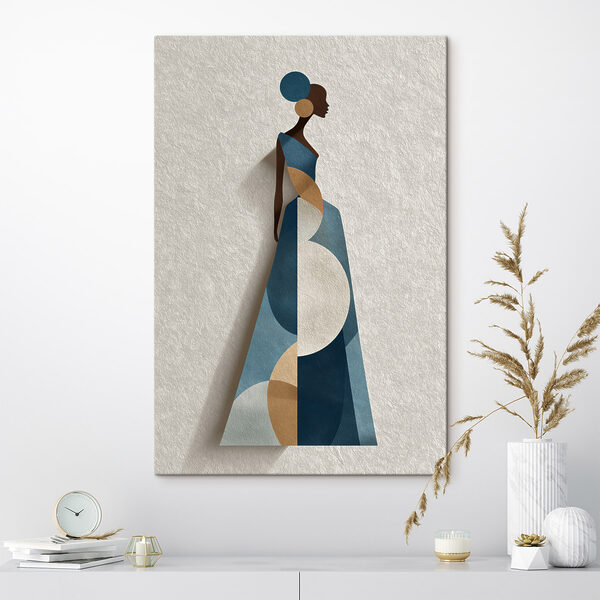 Woman in a dress