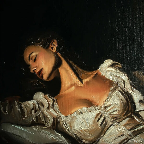 Woman in a white dress Woman in a white dress