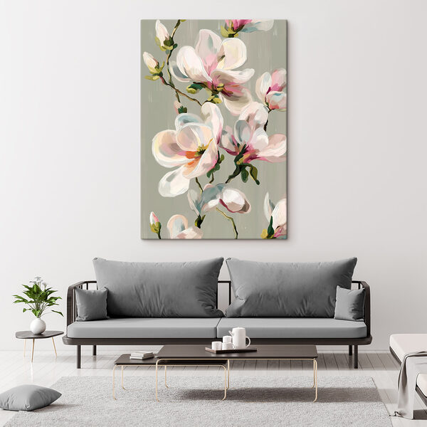 Soft blossoms in gentle hues