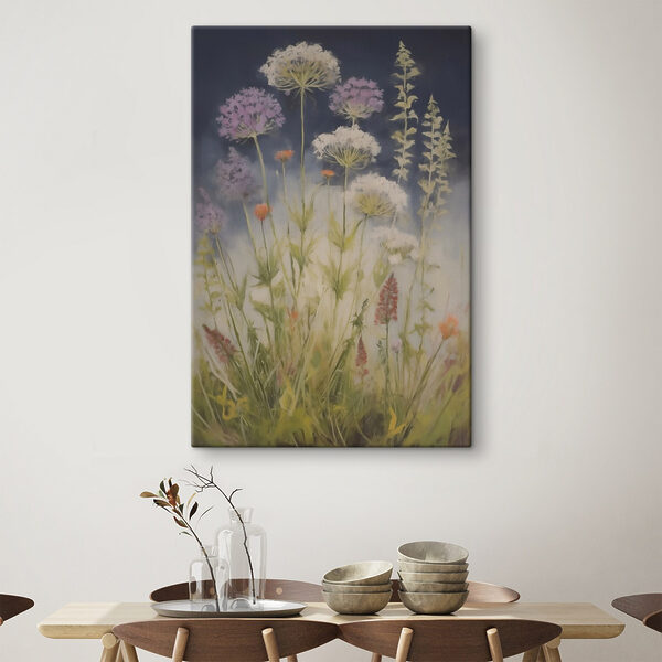 Painting of flowers and plants