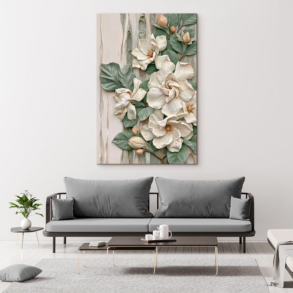 Delicate blooms with rich textures