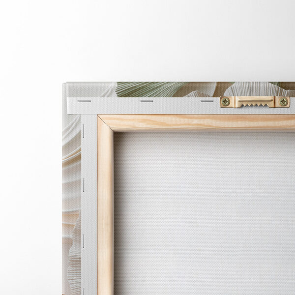Soft folds in soothing earth tones