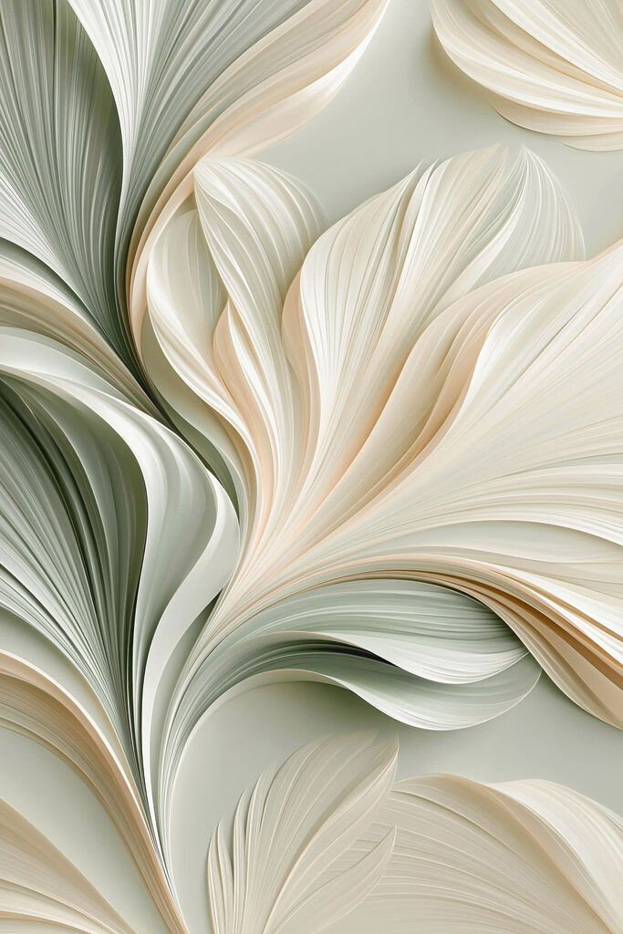 Delicate curls of natural beauty