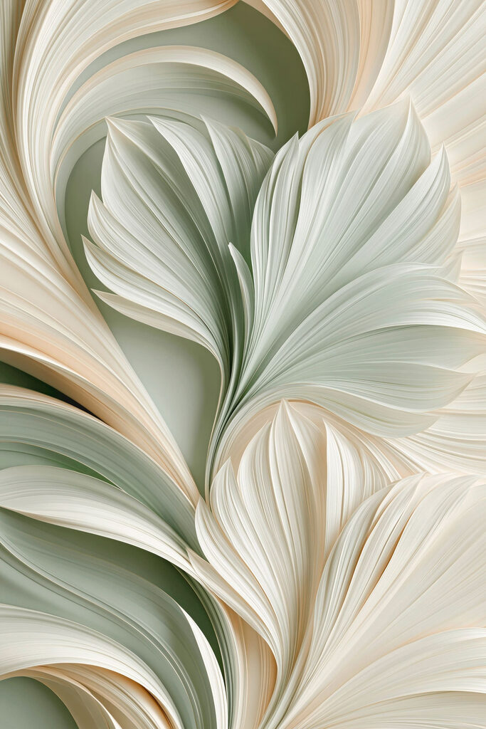 Elegant swirls of gentle hues Elegant swirls of gentle hues