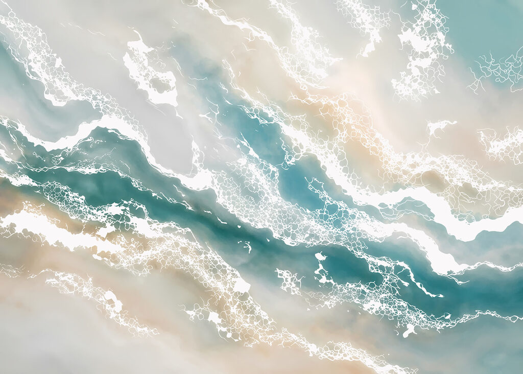 Blue and white clouds