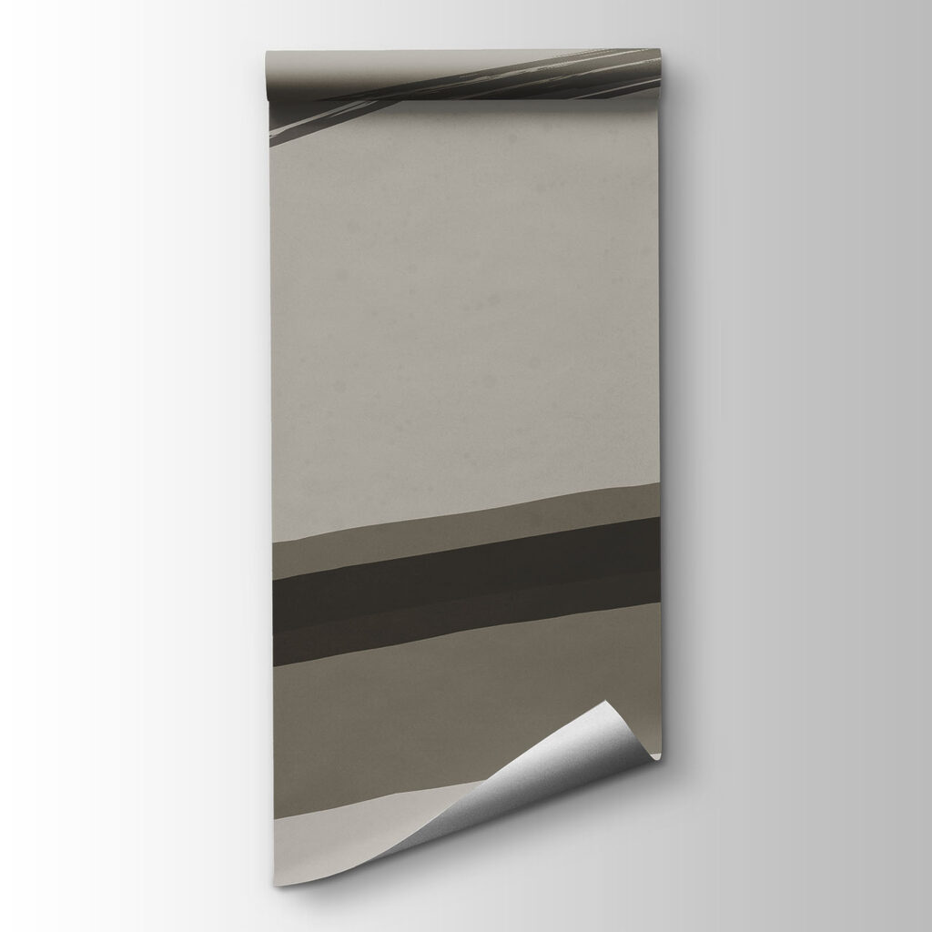 - Abstract waves in muted tones