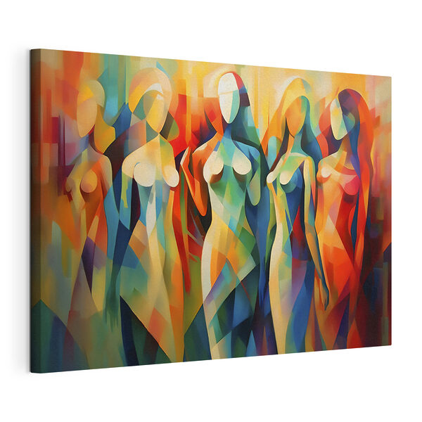 Eine Gruppe von Frauen in Kleidern Wandbilder Eine Gruppe von Frauen in Kleidern