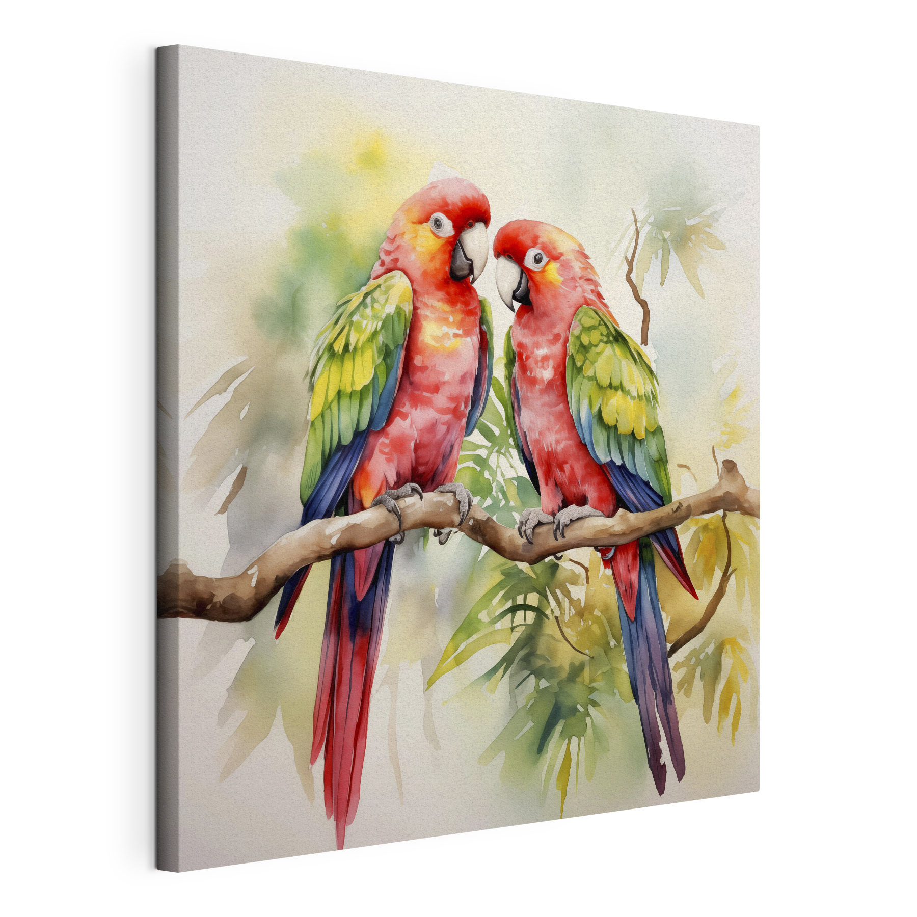 Two birds on a branch Two birds on a branch
