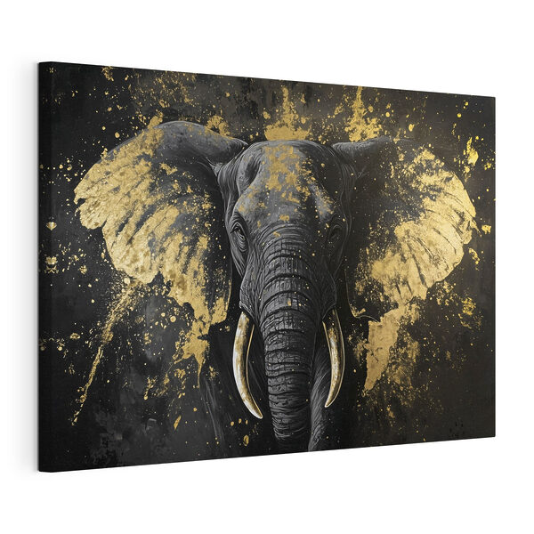 Majestätisches Elefantenporträt in der Kunst Wandbilder Majestätisches Elefantenporträt in der Kunst