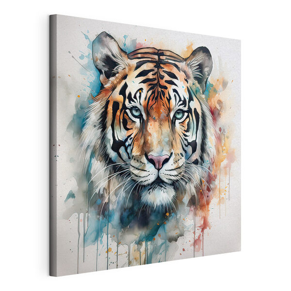 Ein Gemälde eines Tigers Wandbilder Ein Gemälde eines Tigers