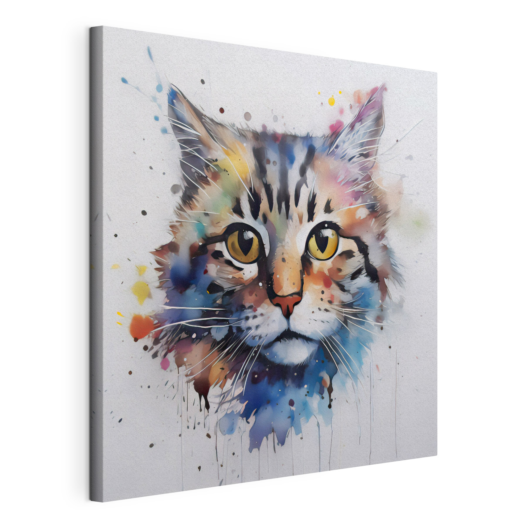 A painting of a cat A painting of a cat