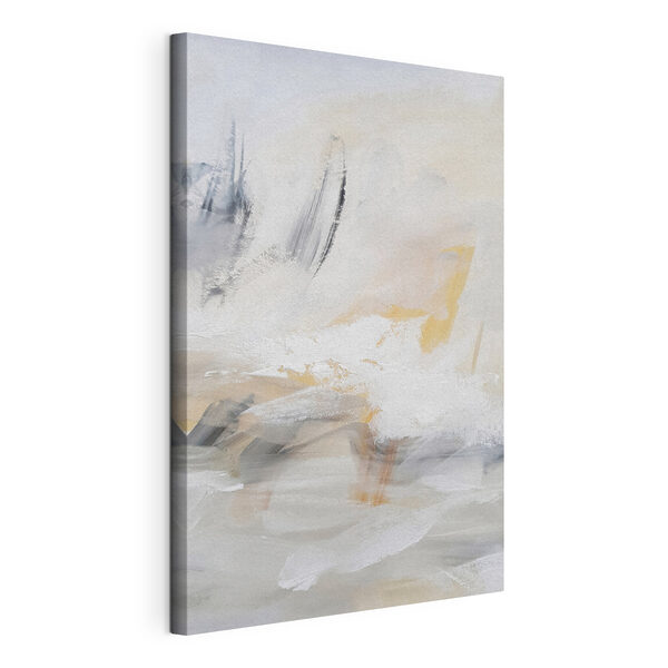 A white and grey abstract art A white and grey abstract art