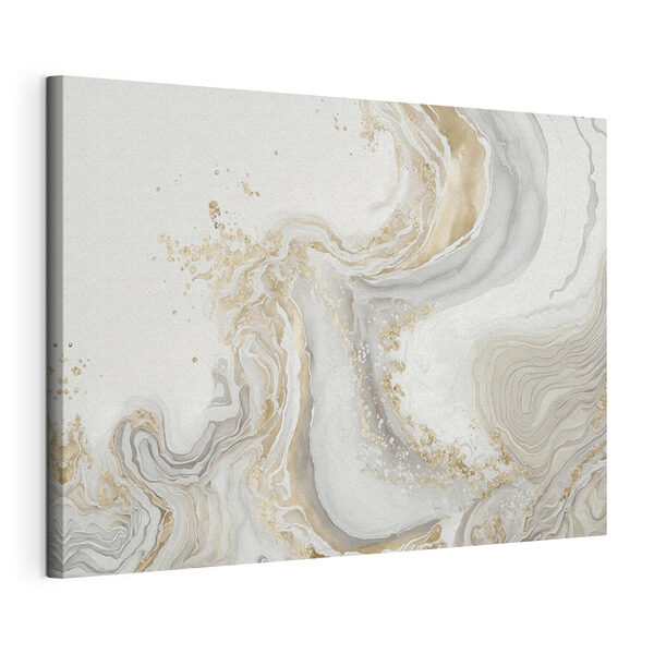 Elegante Strudel aus Creme und Bernstein Wandbilder Elegante Strudel aus Creme und Bernstein