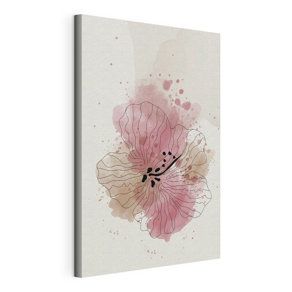 A drawing of a flower A drawing of a flower