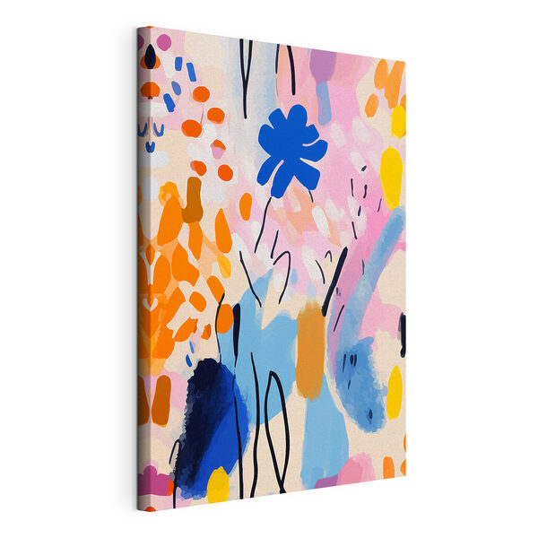 Wandbilder Ein buntes Gemälde aus Blumen und Blättern (Artikelnummer: s36596) Wandbilder Wandbilder Ein buntes Gemälde aus Blumen und Blättern (Artikelnummer: s36596)