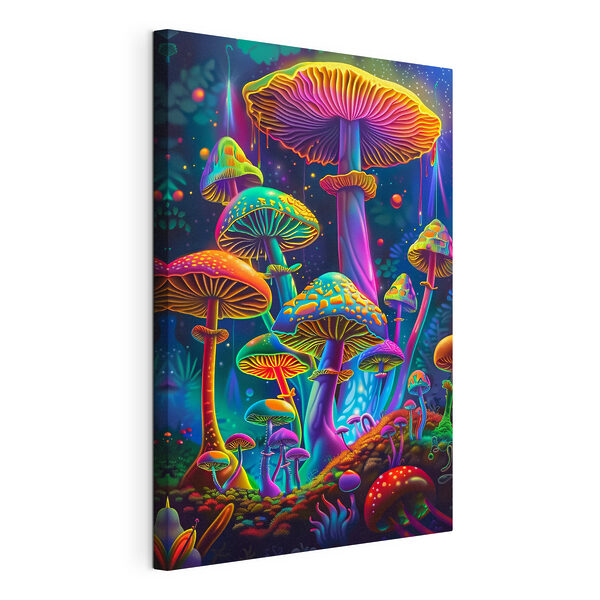 Ein bunter Pilz im Wald Wandbilder Ein bunter Pilz im Wald