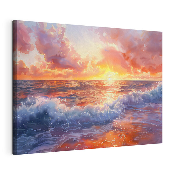 Ein Sonnenuntergang über dem Meer Wandbilder Ein Sonnenuntergang über dem Meer