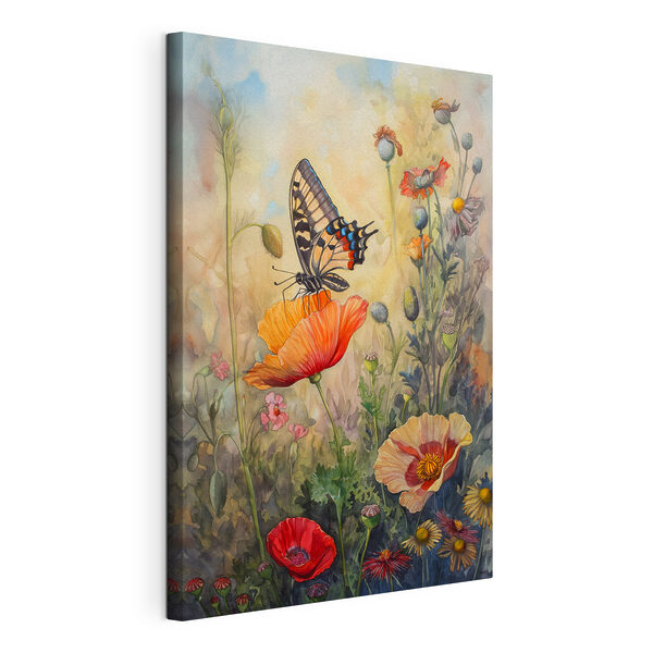 Wandbilder Wandbilder Ein Schmetterling auf einer Blume (Artikelnummer: s38520)