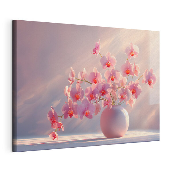 Wandbilder Eine Vase mit rosa Blumen (Artikelnummer: s38700) Wandbilder Wandbilder Eine Vase mit rosa Blumen (Artikelnummer: s38700)