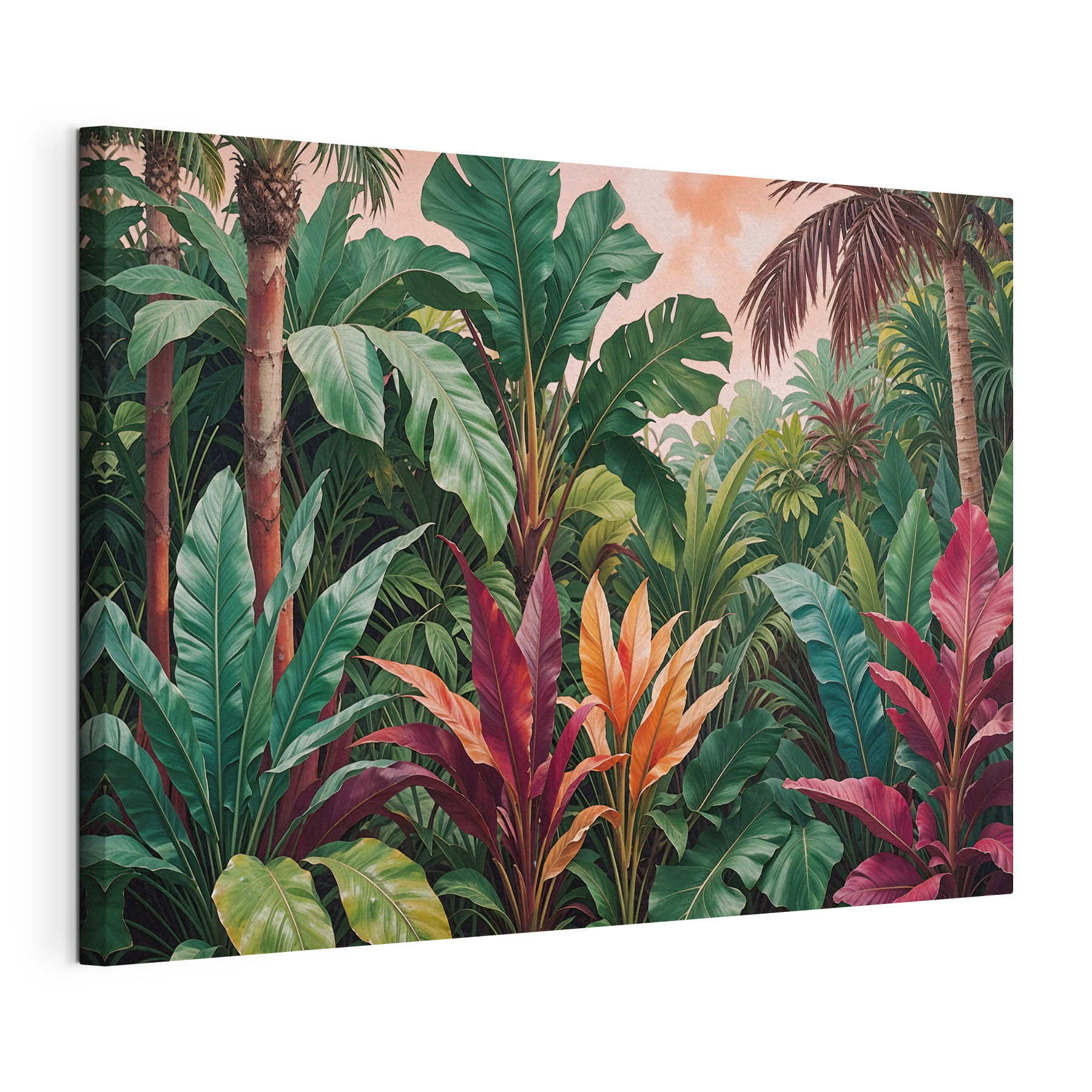 A group of colorful leaves