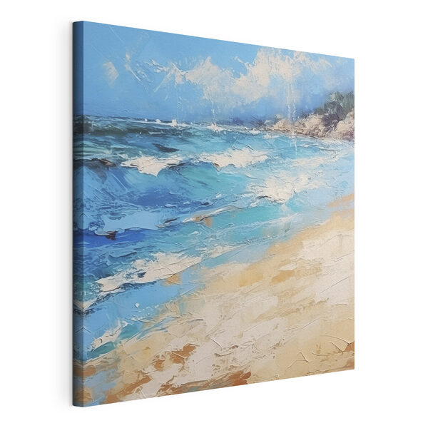 Wandbilder Wandbilder Ein Gemälde von einem Strand (Artikelnummer: s38910)